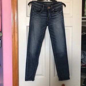 American eagle super stretch size 2 long jeans